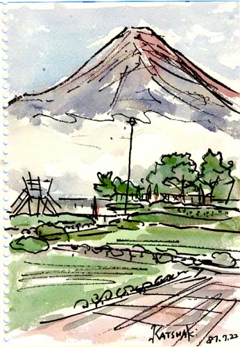 Mt. Fuji from Lake Yamanaka